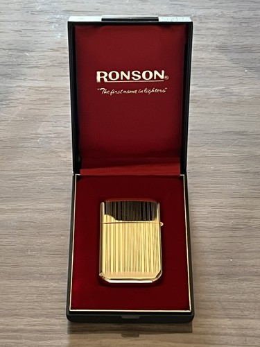 Accendino ronson vintage oro - ronson,