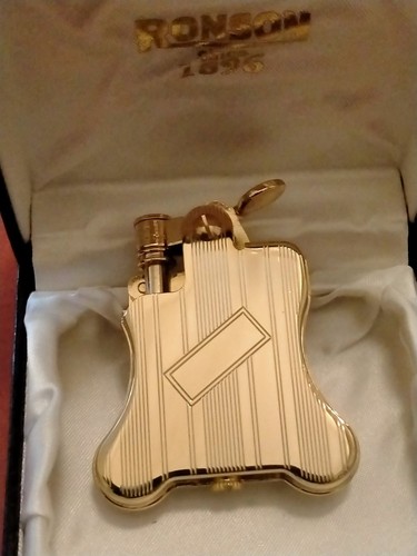Ronson banjo gold plated - ronson,