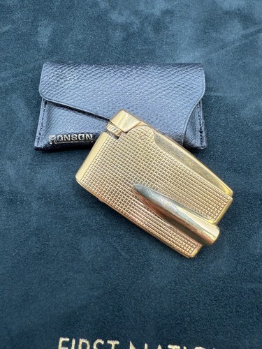Gold ronson varaflame - ronson,