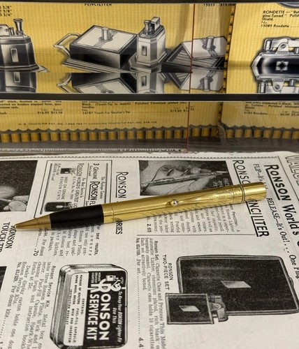 Ronson penciliter gold plated - ronson,